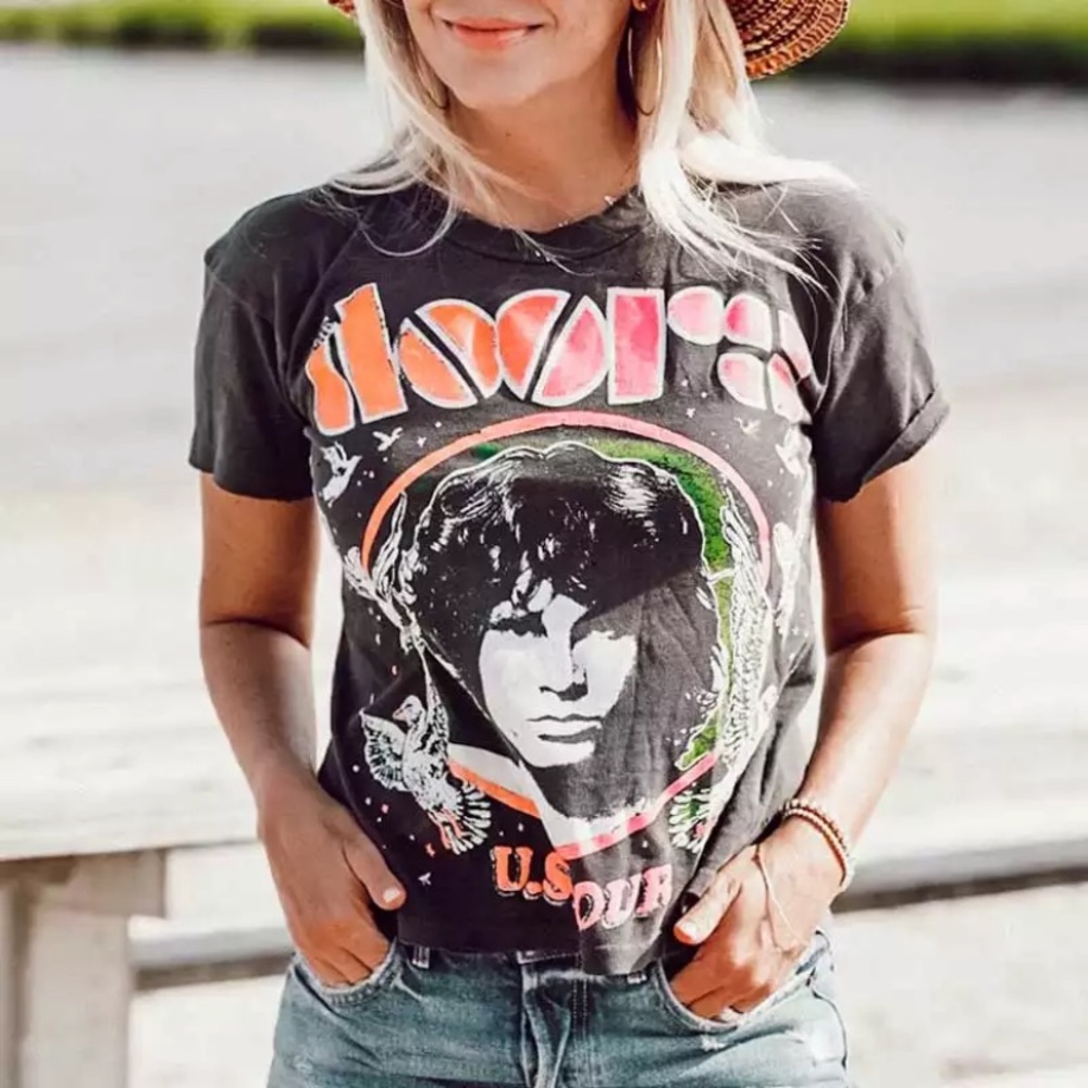 SOLD OUT Doors Jim Morrison Band Music Rock Graphic Tee - Picture 1 of 6